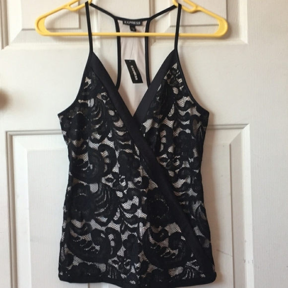 Express Tops - *NEW* Lace Criss Cross Cami from Express